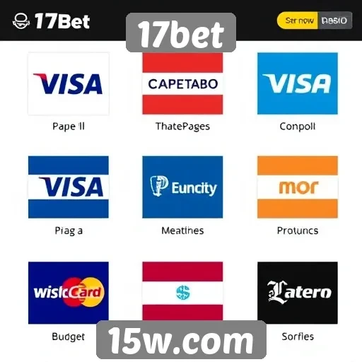 Métodos de pagamento aceitos na plataforma 17bet